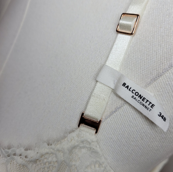 Aerie Show Off Balconette Eyelash Lace Bra 34B - Picture 4 of 10